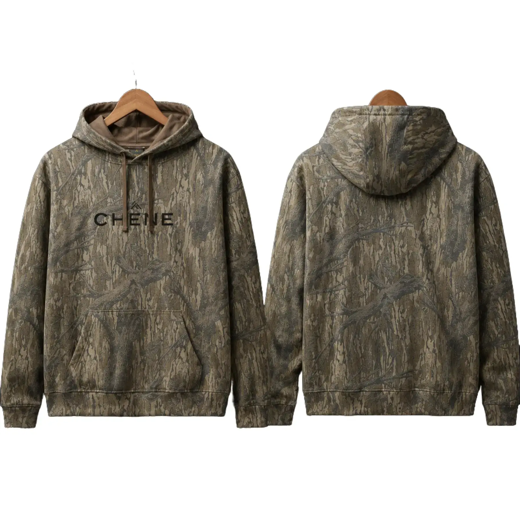 Mossy Oak Original Treestand CHENE Washed Out Camo Logo Hoodie 3D Outdoor Hunting Pullover Soft Durable Camouflage Hoodie Gift for Men - Menswear
