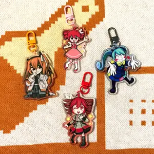 Kasane Teto, Adachi Rei, Static Miku, Spoken For Teto Acrylic Keychain - Cute Bag Charm Keychain for Keys & Backpacks, Kawaii Gift for Fans!