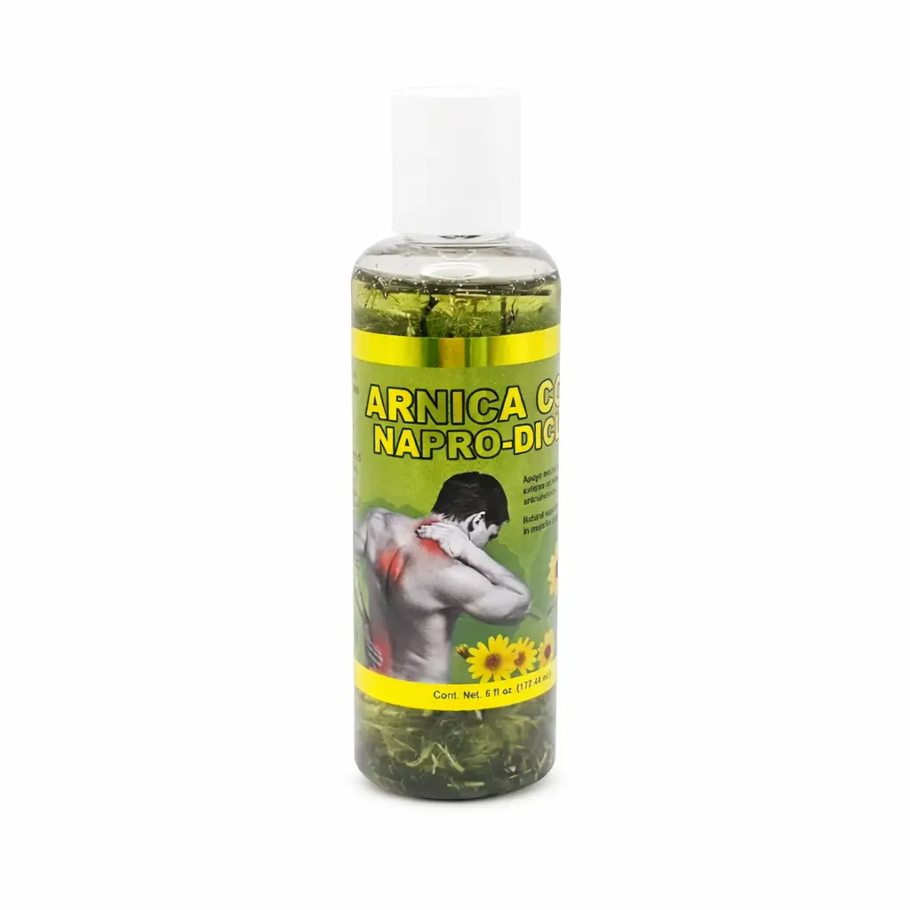 Aceite de Arnica con Diclo y Narpo Body Oil Premium Natural 30 ML. Massage Oil Masaje