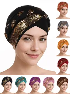 New Multicolor Embroidered Braid Hat for Muslim Women, Fashionable Headscarf Cap, Stylish Braided Hat, Trendy Accessory