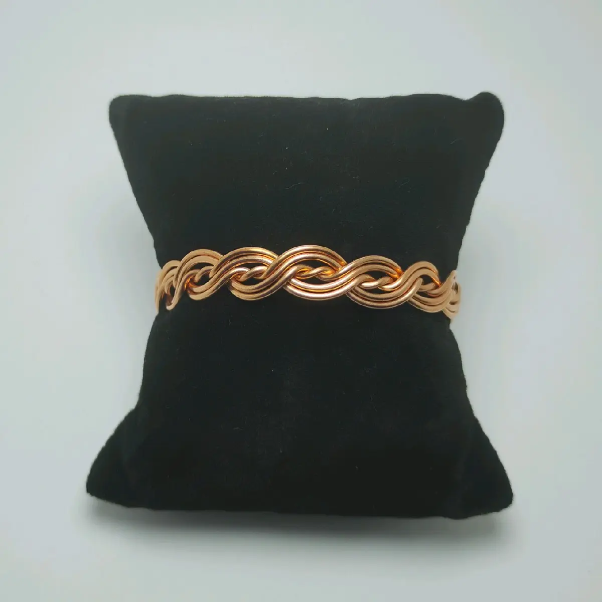 Twisted and Wavy Copper Bracelet
