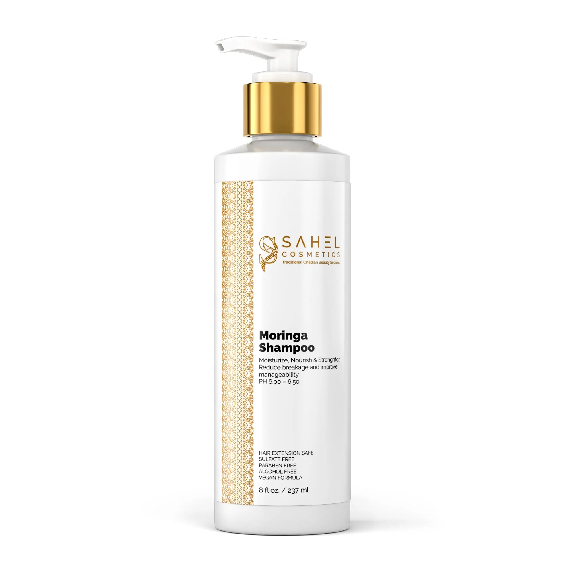 Moringa Shampoo | Moisturizing Cleanser for Curly & Kinky Hair