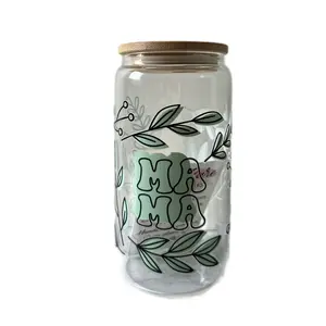 Mama Glass Cup - Perfect for your Morning Drinks - Bottles, Drinkware