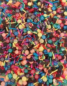 Chocolate Clay Slices, Non-Edible Sprinkle Mix, Polymer Clay, Fake Sprinkles, Nail Art Supplies, Shaker Mix