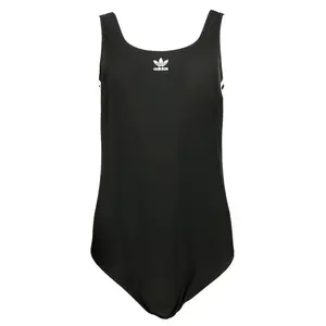 adidas Womens Adicolor 3-Stripes Swimsuit Plus Casual Swimwear Casual - Black