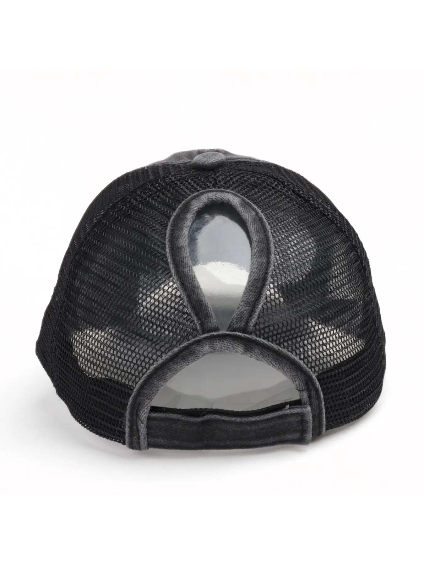 Washed Cotton Baseball Cap Women's Ponytail Cap Cross-border Fashion Ripped Breathable Mesh Cap Outdoor Sports Sun Hat Stylish Trucker Hat Sports Outdoor Hats High Quality Hat Trucker Style Hat