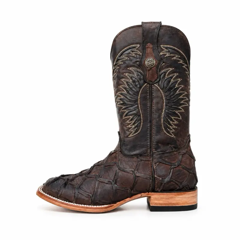 Monarch Chocolate Clon Boots- Square Toe