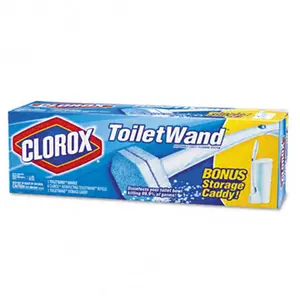 Clorox 03191 Toilet Wand Kit w/Caddy & 6 Refill Heads