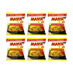 MAMA Thai Instant Noodles Chicken Flavor 90g x 6 Pack | Authentic Thai Classic Ramen