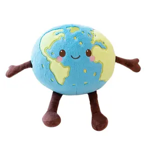 Cute Plush Planet Doll, Soft Stuffed Figure, Adorable Expression Earth Moon Sun Keychain, Hugging Comfortable Sofa Pillow, Gift for Girlfriend, Valentine's Day Present