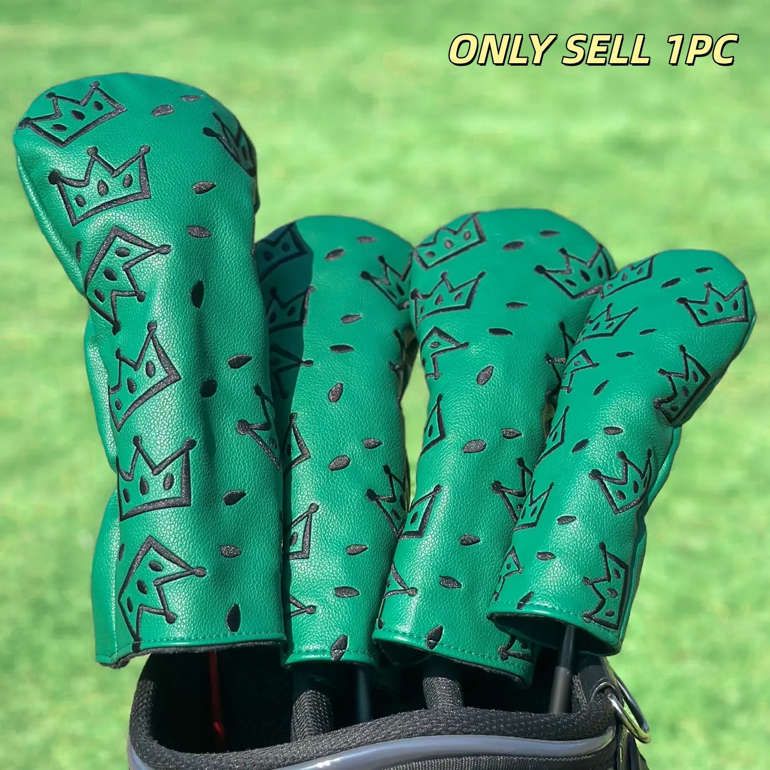 Golf Club Covers for Driver, Fairway, Hybrids, Cheese Crown, Protective Headcovers for Men/women, Ideal for Outdoor Enthusiasts
