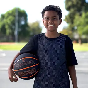 SPALDING Street NEON ORANGE PHANTOM Indoor Outdoor Basketball Size 29.5" I NEW