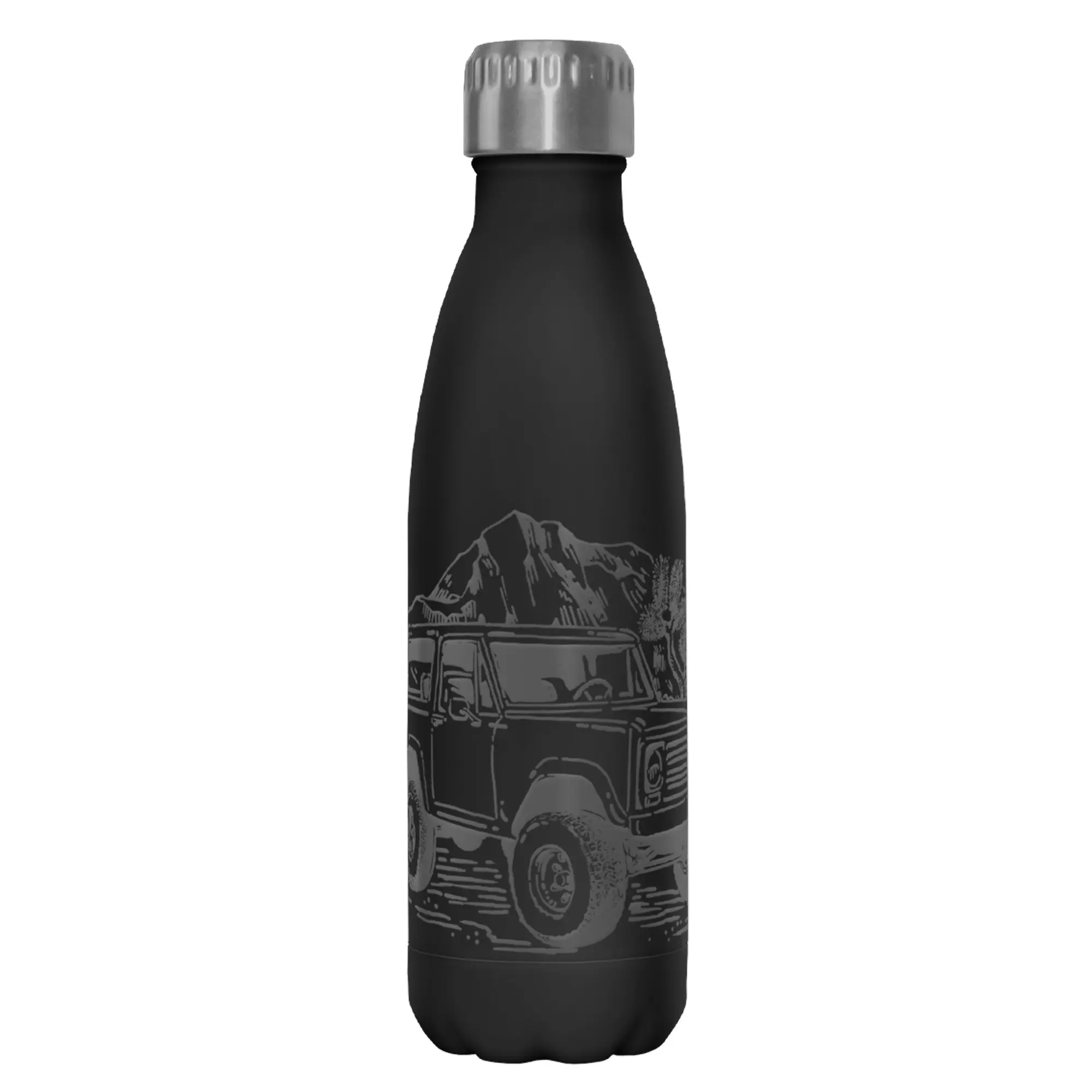 Lost Gods Insulated Printed Scenic Truck Stainless Steel Water Bottle, Durable Drinkware for Daily Use & Outdoor Activities