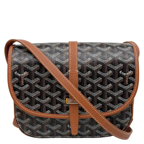 Pre-owned Goyard Canvas Messenger Bags Belvedere II PM Messenger Bag Black