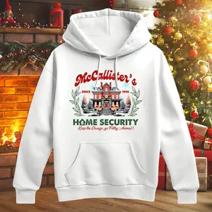 McCalister's Home Security Hoodie, Funny Christmas Hoodie, Vintage Christmas Movie Hoodie, McCallister Hoodies, Christmas Xmas Holiday Hoodies