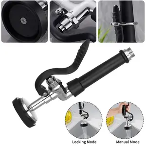Commercial Pre-Rinse Sprayer, High Pressure Kitchen Sink Faucet Sprayer Head, Replacement Pre-Rinse Spray Valve with 7/8-20NPT Thread for Restaurant Kitchen#Summervibes