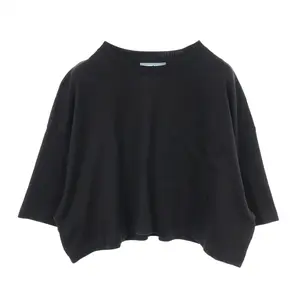 Pre-owned PRADA Cotton Small Leather Goods Cropped Top