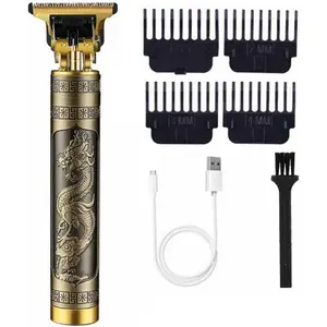 [2025] Vintage T9 Electric Cordless Hair Cutting Machine Professional Hair Barber Trimmer for Men Clipper Shaver Beard