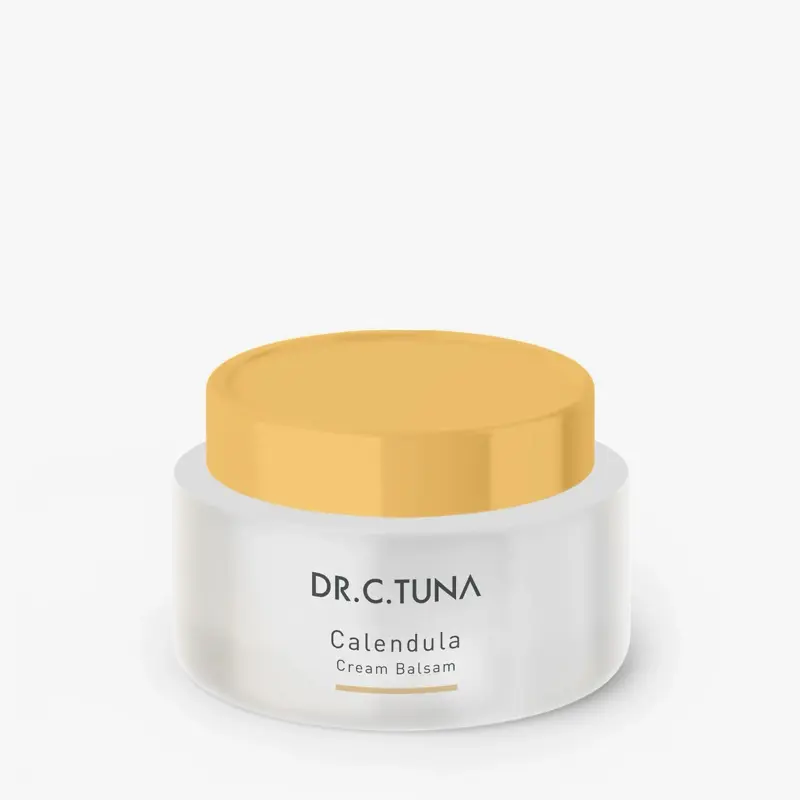 FARMASi Dr C Tuna Calendula Cream Balsam for Skin, Body Pure Natural Skincare Repair and Moisturizer Healing Effects for Dry Skin, Plant Rich Protection with Calendula, Chamomile 2.7 Fl