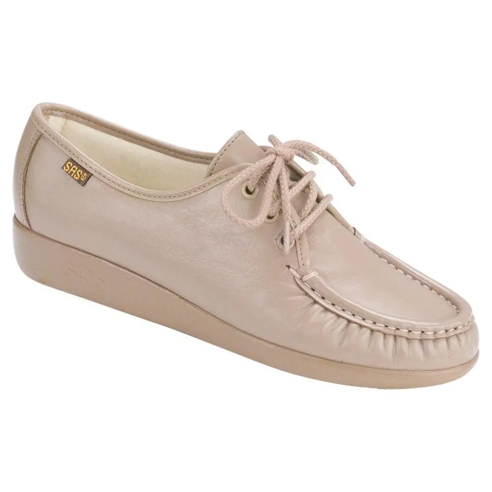 SAS Women's Siesta Lace Up Loafer in Mocha Wide SAS Women's Siesta Lace Up Loafer in Mocha Wide