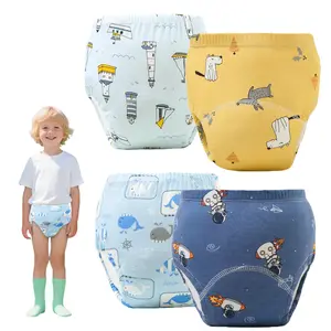 Training Underwear for Boys and Girls, Toddler Pants with Adorable Characters, Gentle on Skin & Leak-Resistant(Cotton)
