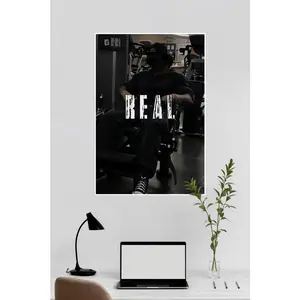 REAL, SAM Sulek, Gym, Motivation Poster