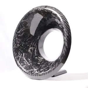 AMG Composites 8 inches to 4 inches Forged Carbon Velocity Stack – Classic Black (Blackhole Edition)