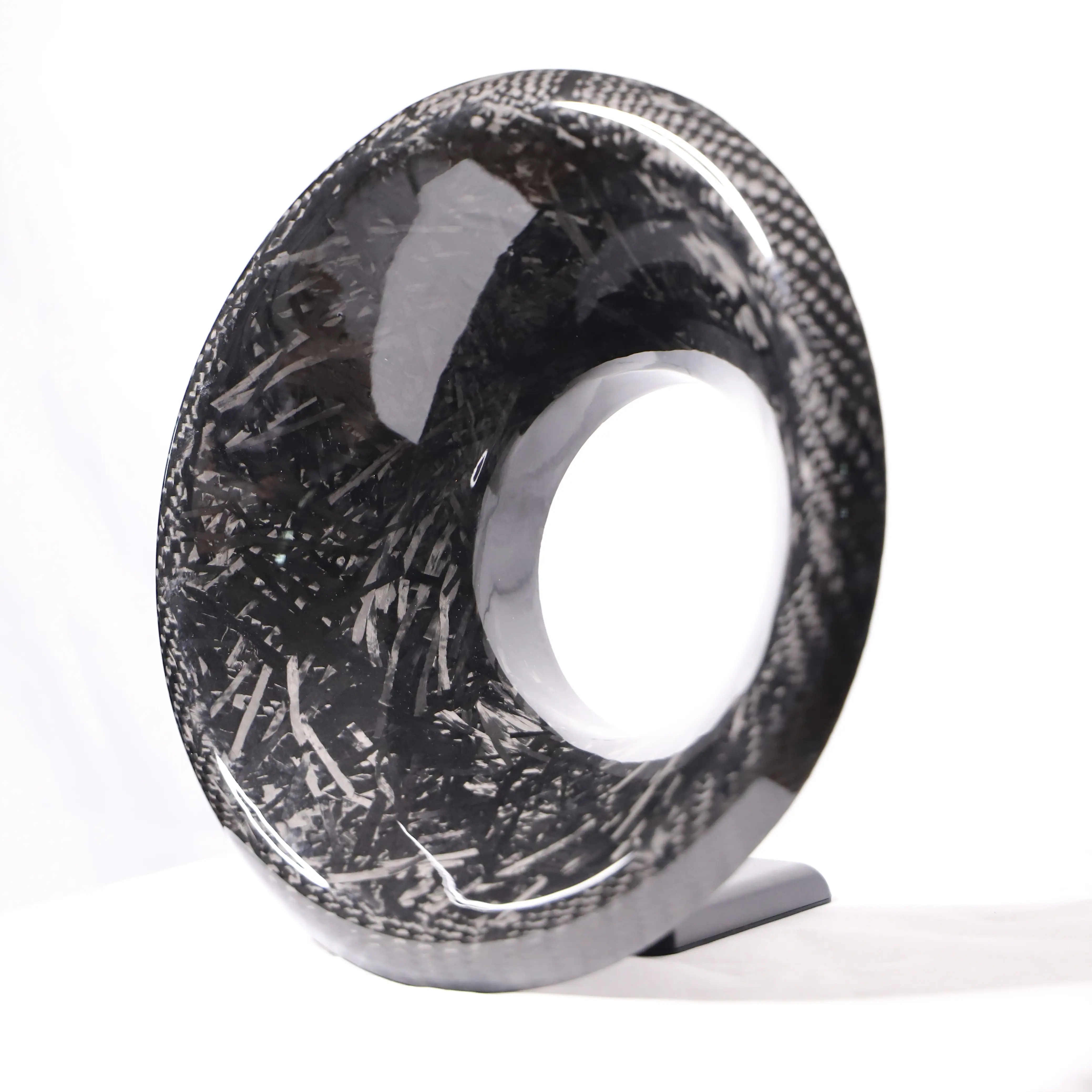 AMG Composites 8 inches to 4 inches Forged Carbon Velocity Stack – Classic Black (Blackhole Edition)