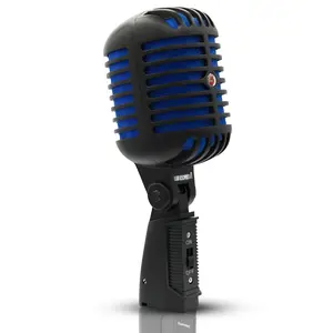 5Core Vintage Microphone Classic Dynamic Professional XLR Studio Retro Style Mic Blue