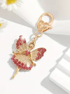 Ballet Girl Keychain Decoration, Vintage Elegant Pendant, Car Accessory Ornament, Stylish Hanging Charm, Perfect Gift Idea