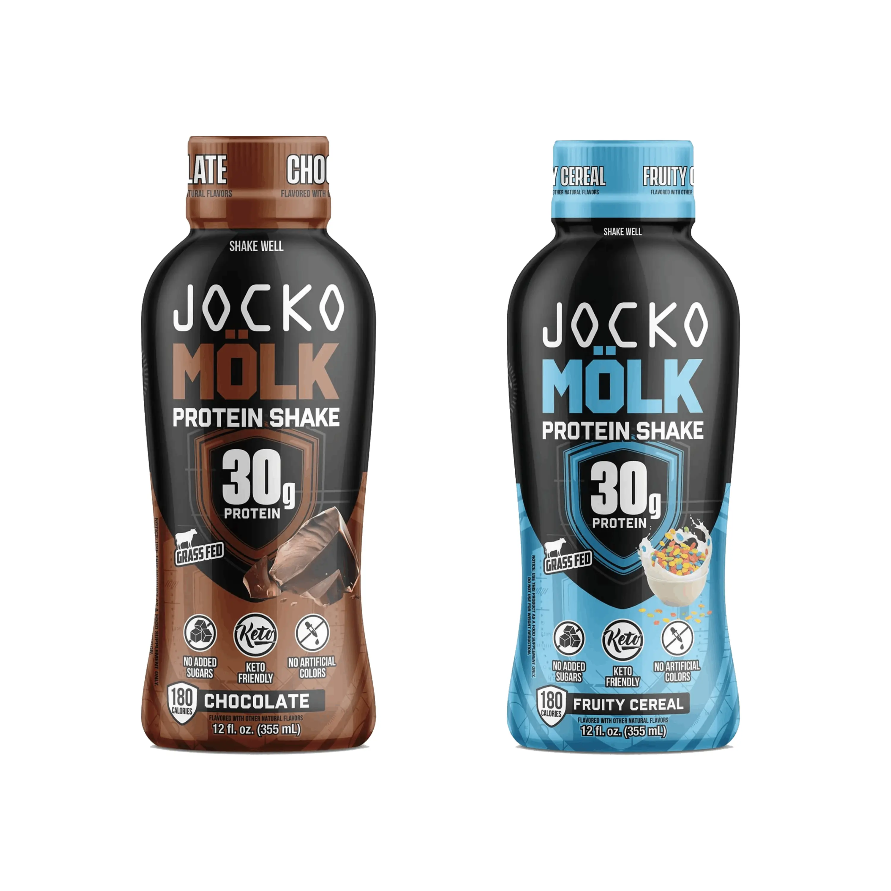 Classic Milk Flavors: Chocolate and Fruity Cereal