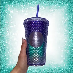 Starbucks 2022 Purple/Blue ombre studded grande tumbler