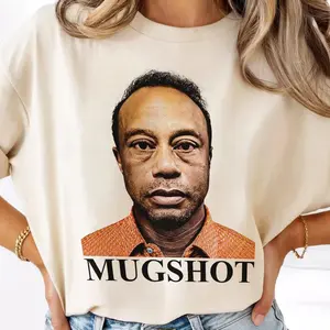 Tiger Golf Mugshot Shirt