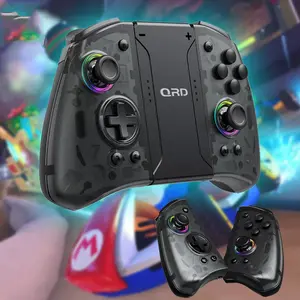 HOMEYA QRD Wireless Controller for Nintendo Switch Pro Lite OLED, Replacement for Nintendo Switch Controller with Hall Effect Joystick, Dual Vibration, Macro, Turbo, 6-Axis Gyro Motion Control