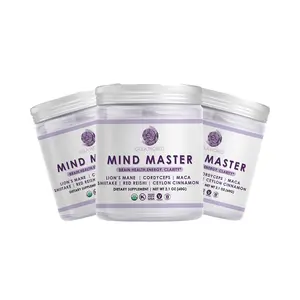 Mind Master Mushroom Mix - 90-Day Supply - Natural Dietary Supplement for Brain Health & Energy