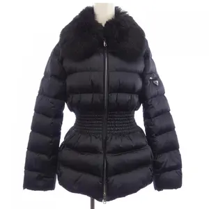 Pre-owned PRADA Nylon Small Leather Goods Triangle Logo Down Jacket