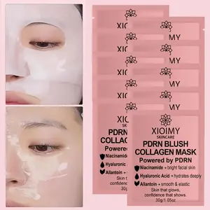 Salmon Dna & Niacinamide Moisturizing Mask, Deep Hydration, Smooth Skin, Brighten Complexion, Face Care, Gel Mask, 1pc/3pcs/5pcs/8pcs/10pcs