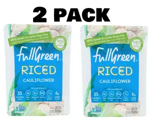 2 Pack Fullgreen - Riced Veg Cauliflower 6.7 oz each Food