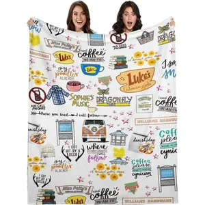 Soft Comfortable Funny Throw Blanket Gil-More Girls Flannel Blanket Ultra- Fleece Throw Cozy Fuzzy Plush Flannel Blankets Suitable For All Seasons Couch Bed Living Room Sofa Bedroom Chairs Dorm