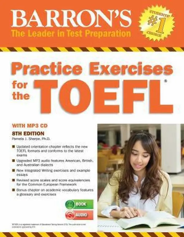 USED-Practice Exercises for the TOEFL with MP3 CD [With MP3 CD] by Sharpe, Pamela J. (Paperback)