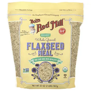 Bob's Red Mill Organic Flaxseed Meal, Whole Ground, 32 oz (907 g)