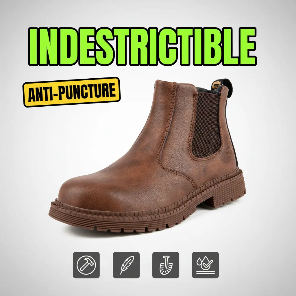 Women's Chic Slip-On Safety Clogs - Synthetic Cuban Work Footwear for Kitchen Workers, Breathable, Waterproof, Anti-Slip, Puncture-Resistant, Water-Resistant, All-Seasons