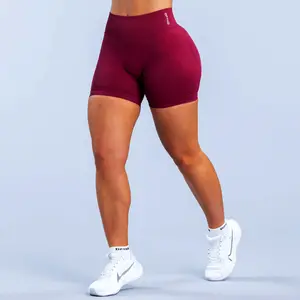 Crimson Impact Shorts, Dfyne Impact Shorts 4.5" , Women's Sports Shorts, Soft & Durable Fabric for Comfortable Fit, Low Ribbed Band