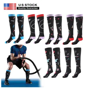 6 Pairs Copper Compression Socks 20-30mmHg Graduated Support Mens Womens S-XL US Stock Quality Guaranteed Hot News