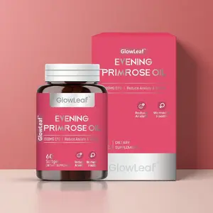 GlowLeaf Herbal Evening Primrose Oil Soft Capsule Maintenance Ovaries Health 1300mg