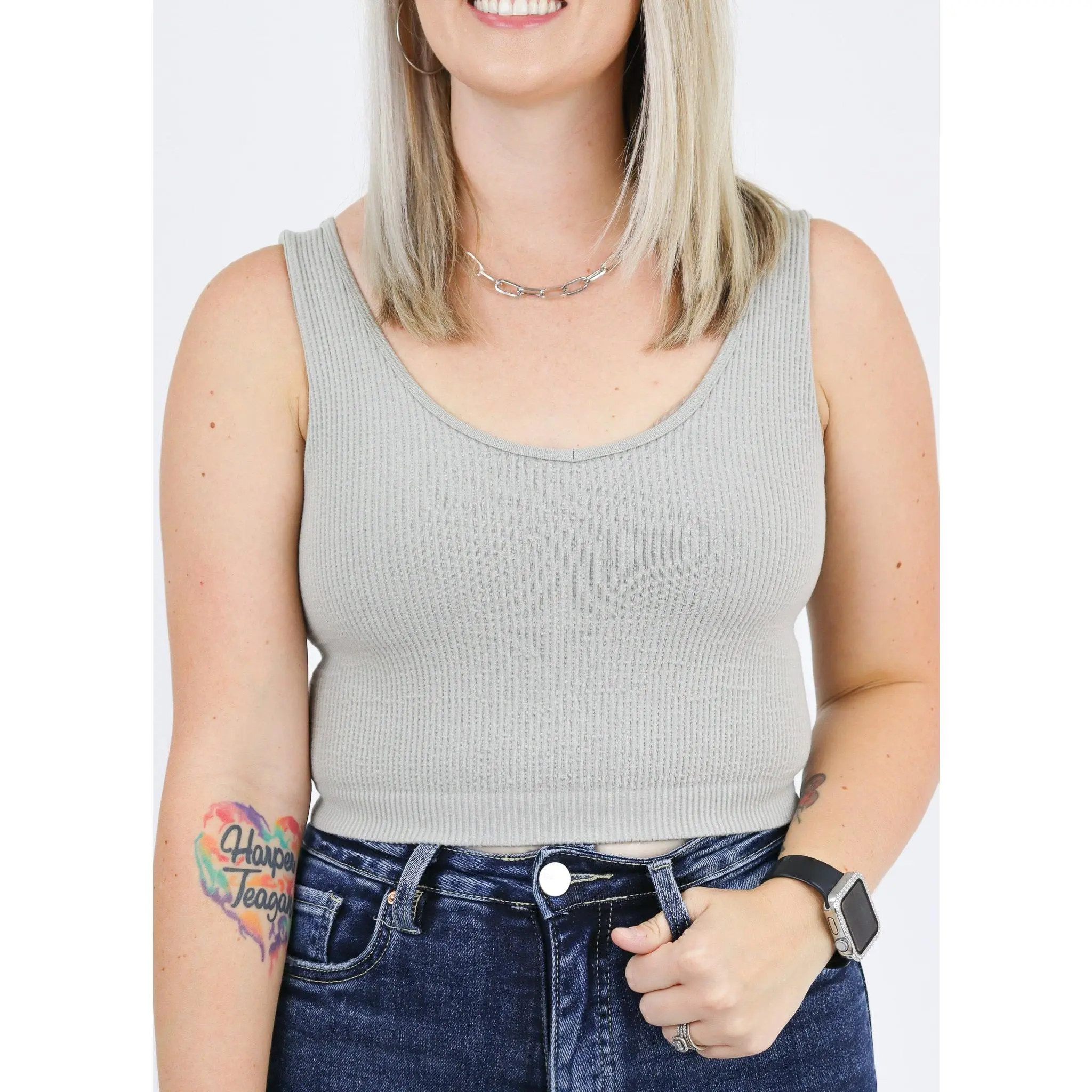 The Essential Crop | Revived Tank Top Bralette - Final Sale