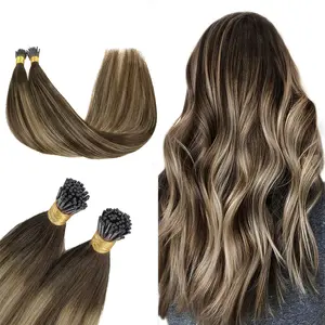 I Tip Hair Extensions 50g 100 Strands Human Hair Extensions Pre-Bonded Salon Quality Remy Extensions
