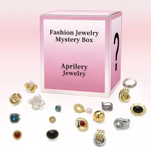 Aprilery Mystery Earring Bundle with Jewelry Case – 2 Pair Surprise Set (More Styles Included)