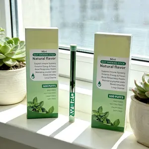 Natural Mint Aromatherapy Essential Oil Stick, Mood Relief for Daily Office & Travel, Mini Pocket Portable Fragrance Essential Oil