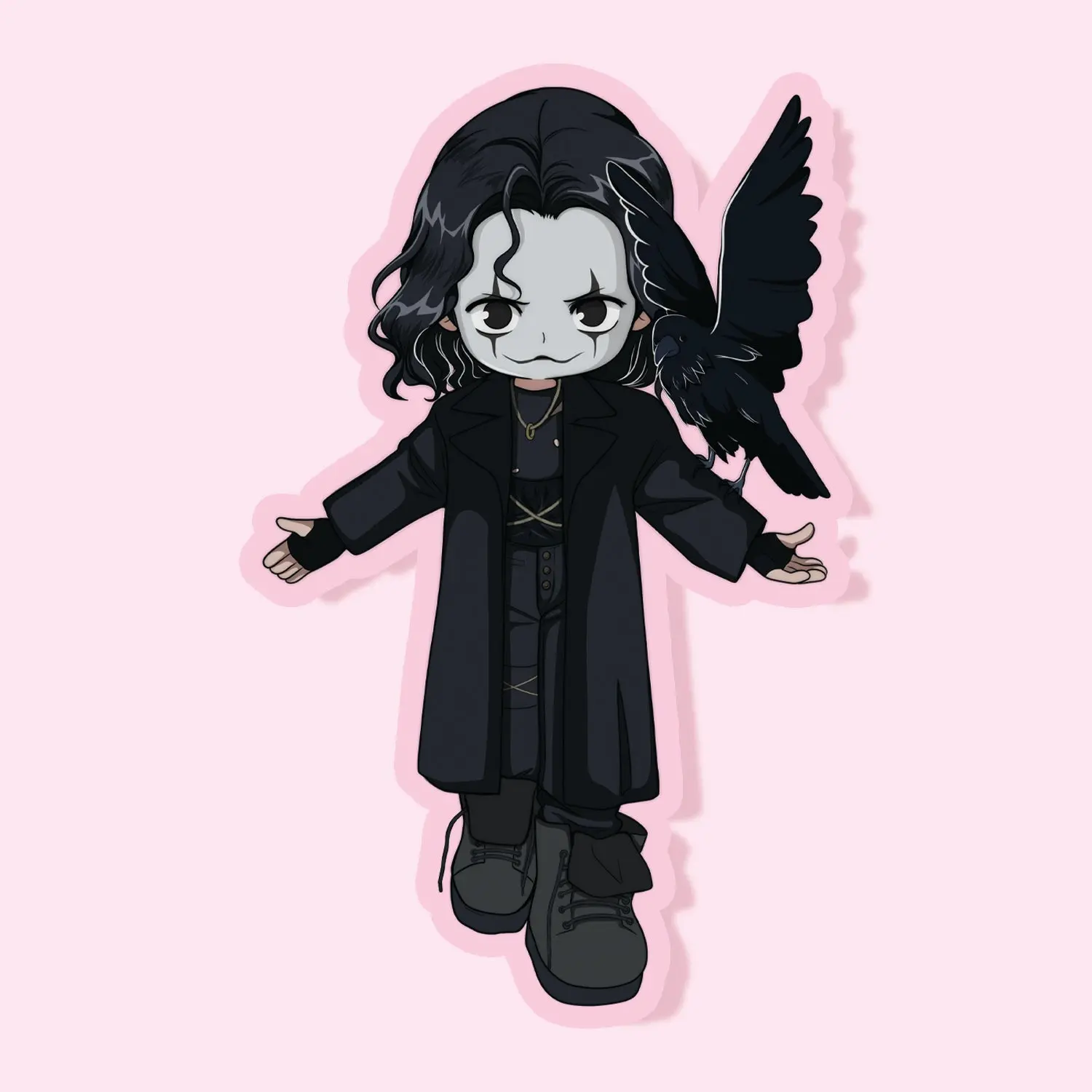 The Crow Sticker The Crow Sticker